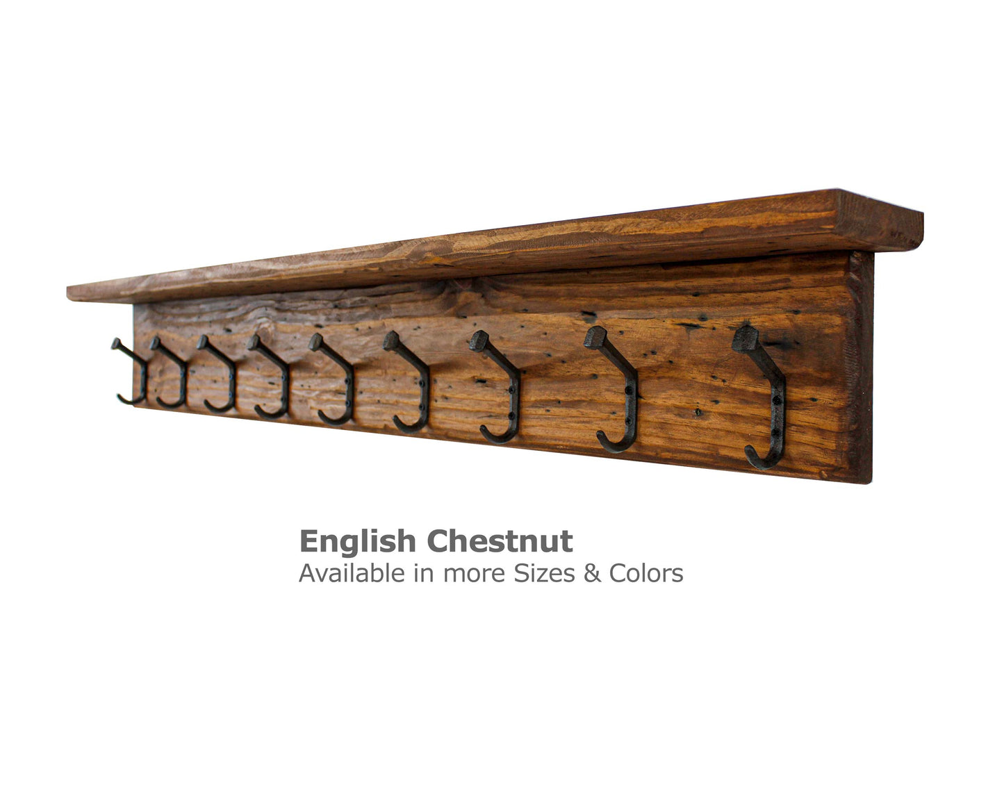 Coat Rack Wall Mounted Railroad Spike Hooks Rustic Western Decor Reclaimed Hand Weathered Entryway Storage Barnwood Doorway Organizer